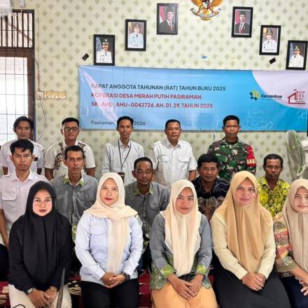 Koperasi Desa Merah Putih Pasiraman Gelar RAT Tahun Buku 2025